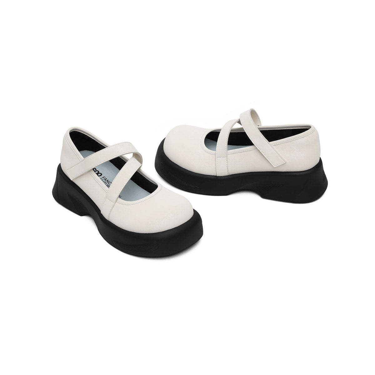 preppy girl mary jane shoes all white 5
