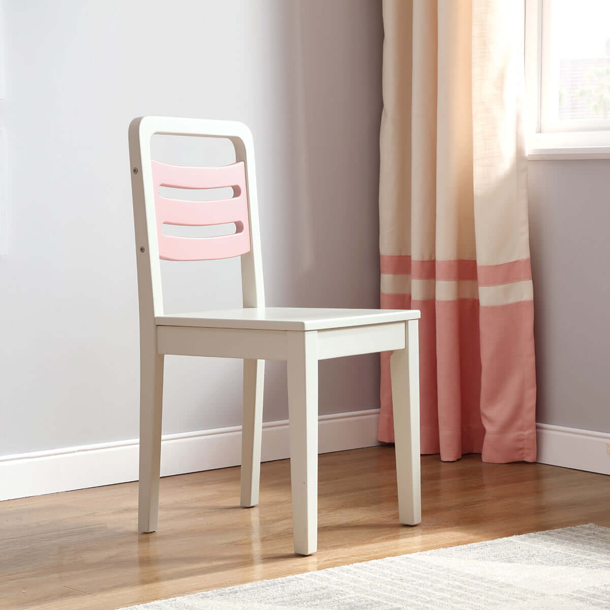 princess isabella pink and white chair all 2