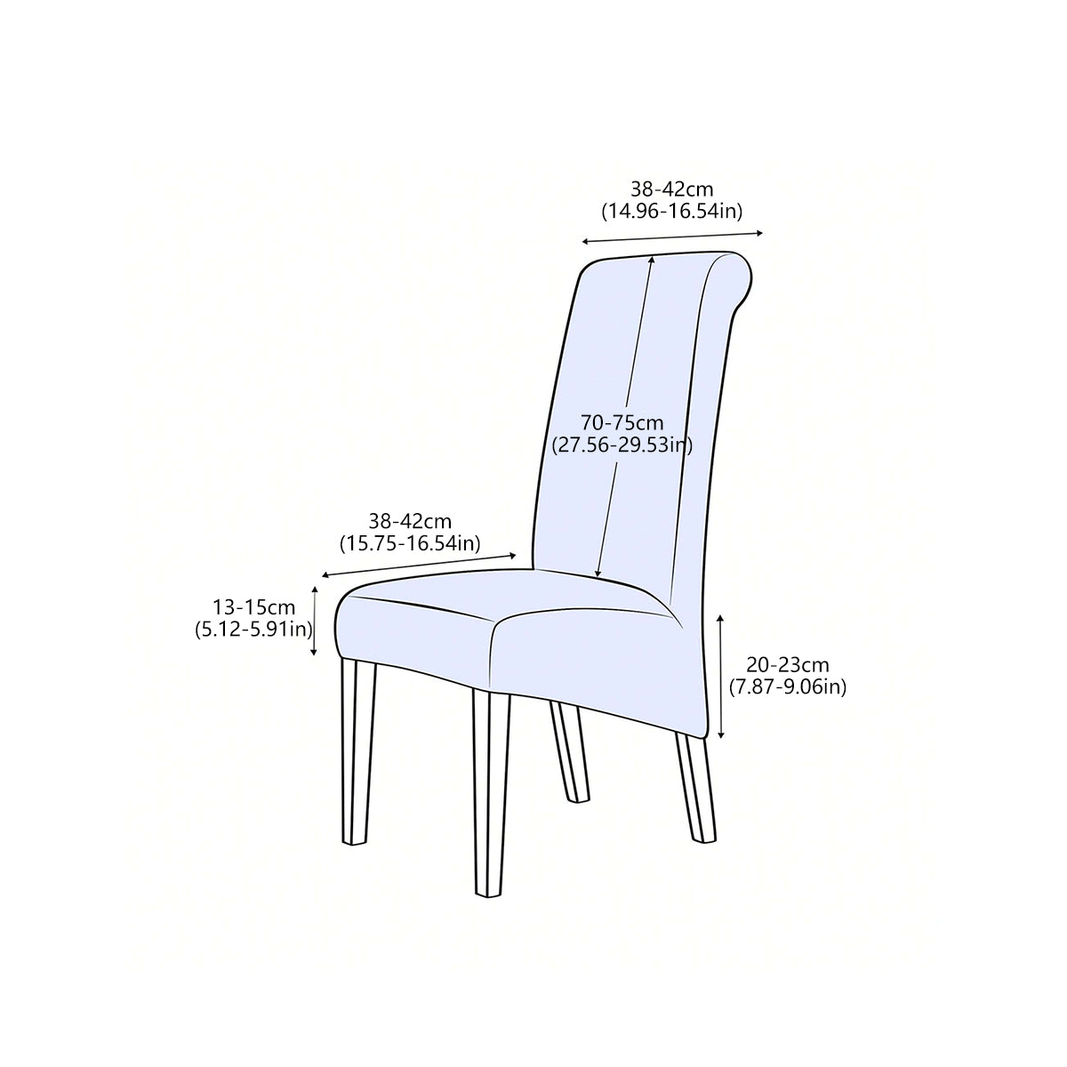 PU Waterproof Stretch Chair Cover with Buckle Straps – Non-Slip Armchair Protector