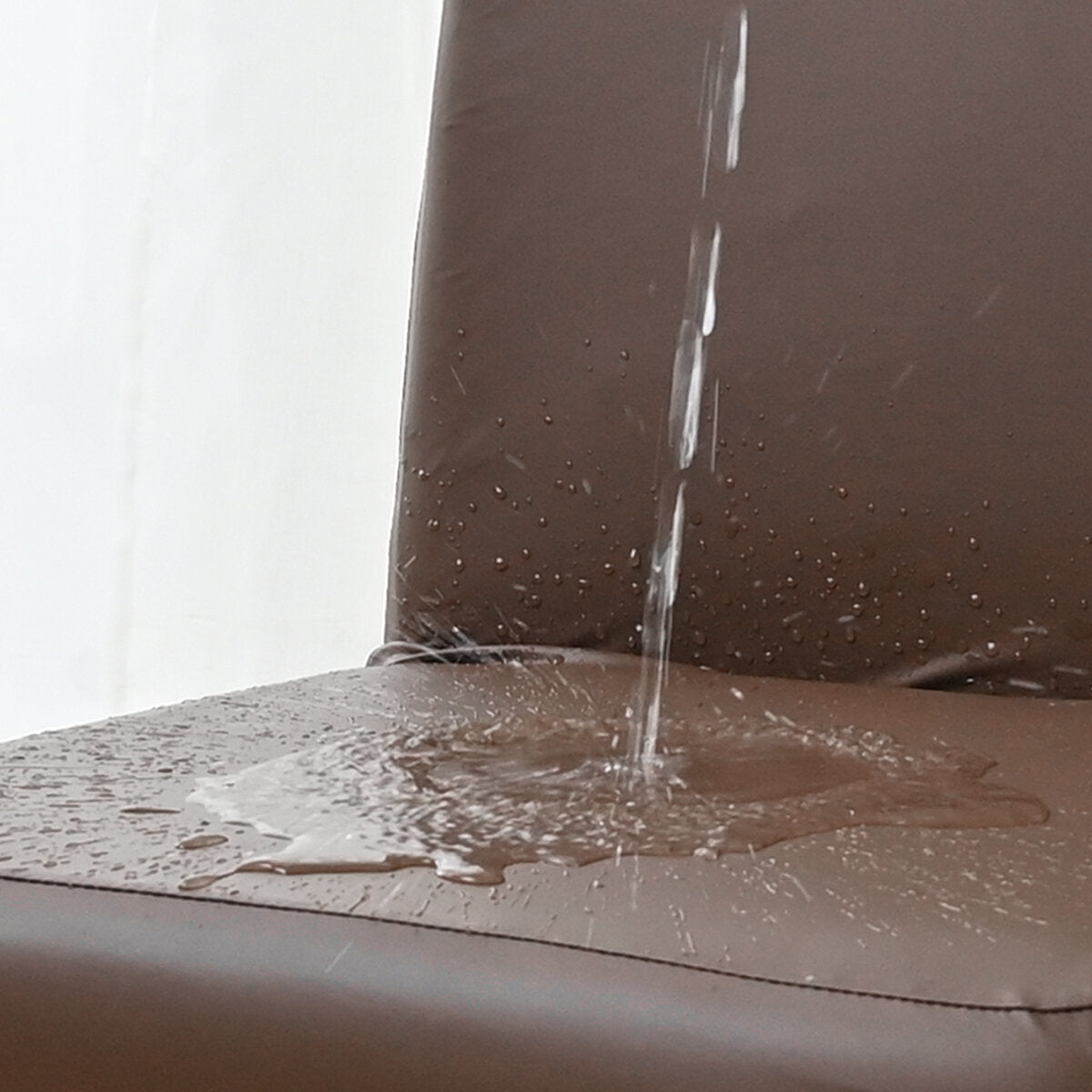 PU Waterproof Stretch Chair Cover with Buckle Straps – Non-Slip Armchair Protector