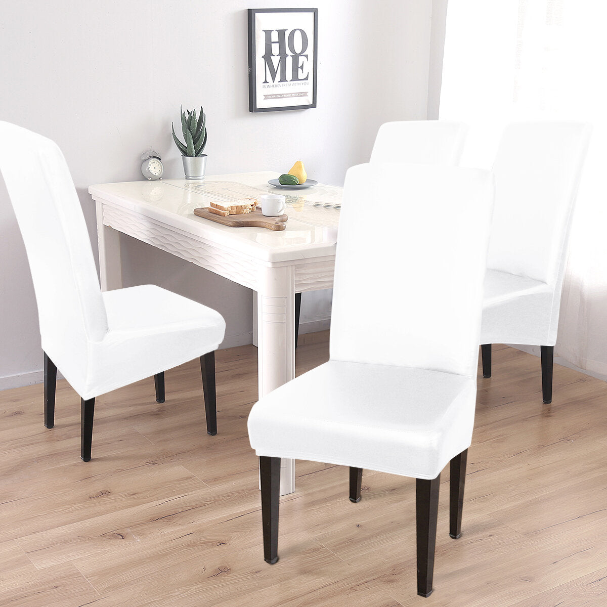 PU Waterproof Stretch Chair Cover with Buckle Straps – Non-Slip Armchair Protector