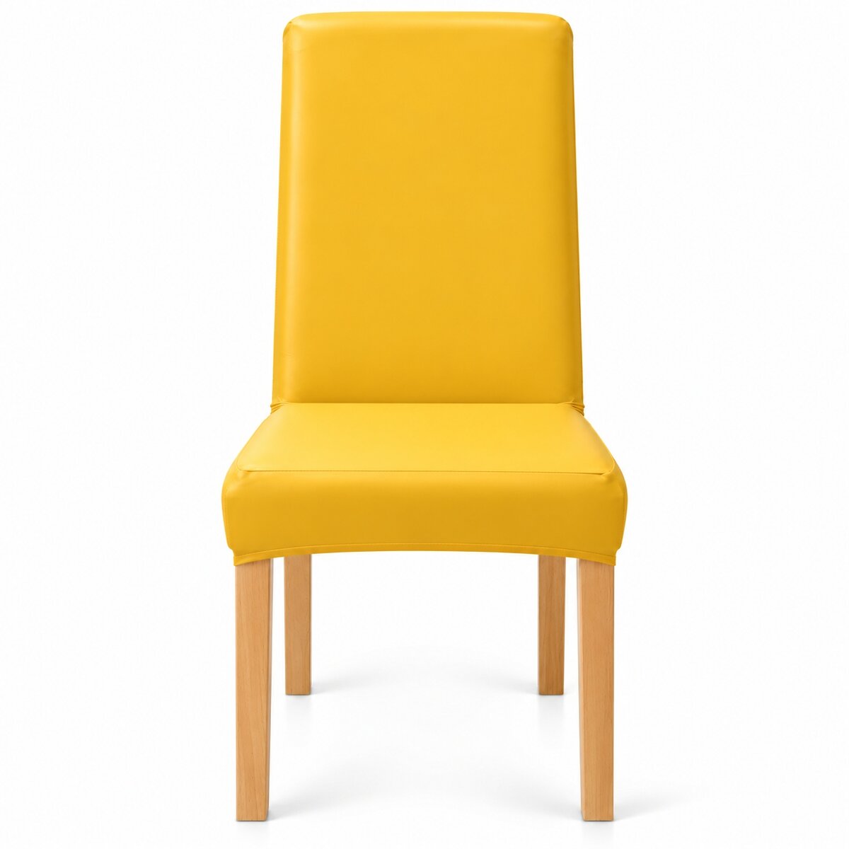 PU Waterproof Stretch Chair Cover with Buckle Straps – Non-Slip Armchair Protector