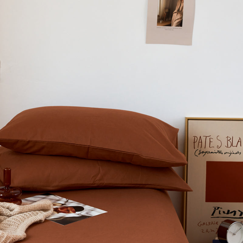 Pure Cotton 2 Piece Pillowcase Set for Adults