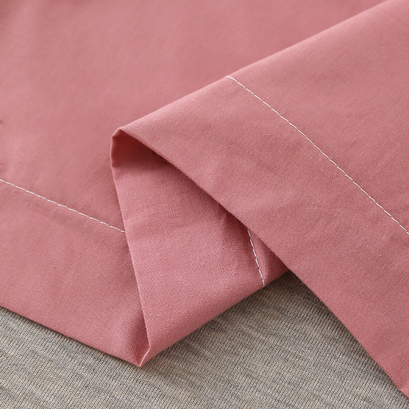 Pure Cotton Long Pillowcase for Couples