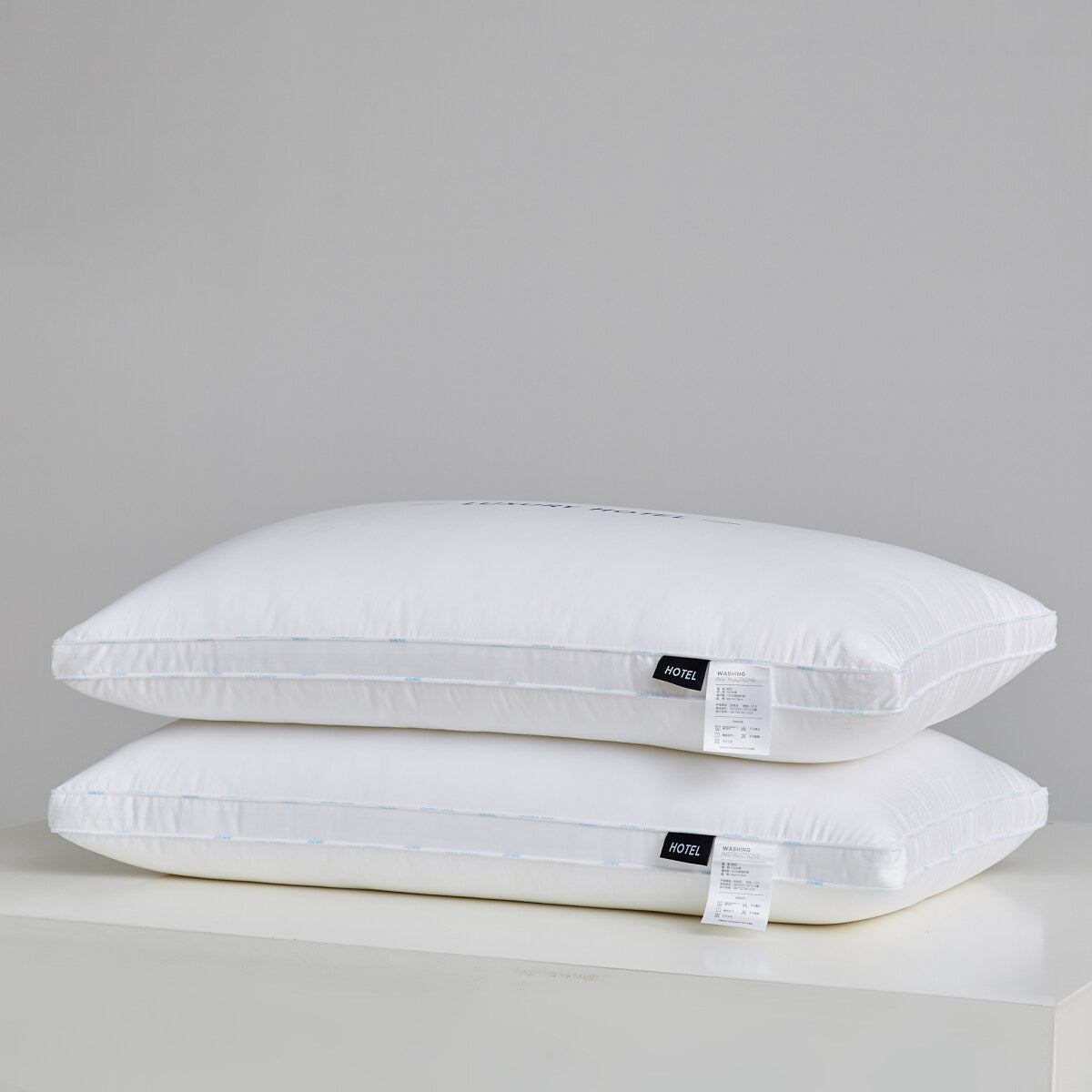 Pure Cotton Luxury Hotel Pillow Duo