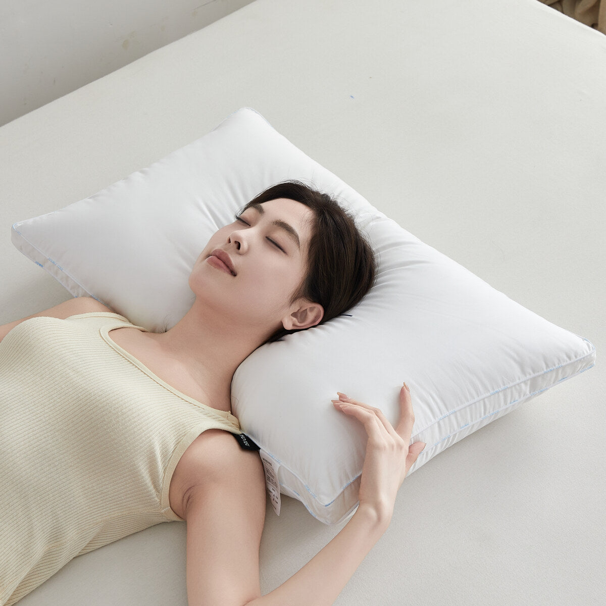 Pure Cotton Luxury Hotel Pillow Duo