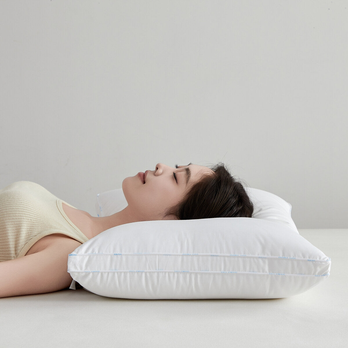 Pure Cotton Luxury Hotel Pillow Duo