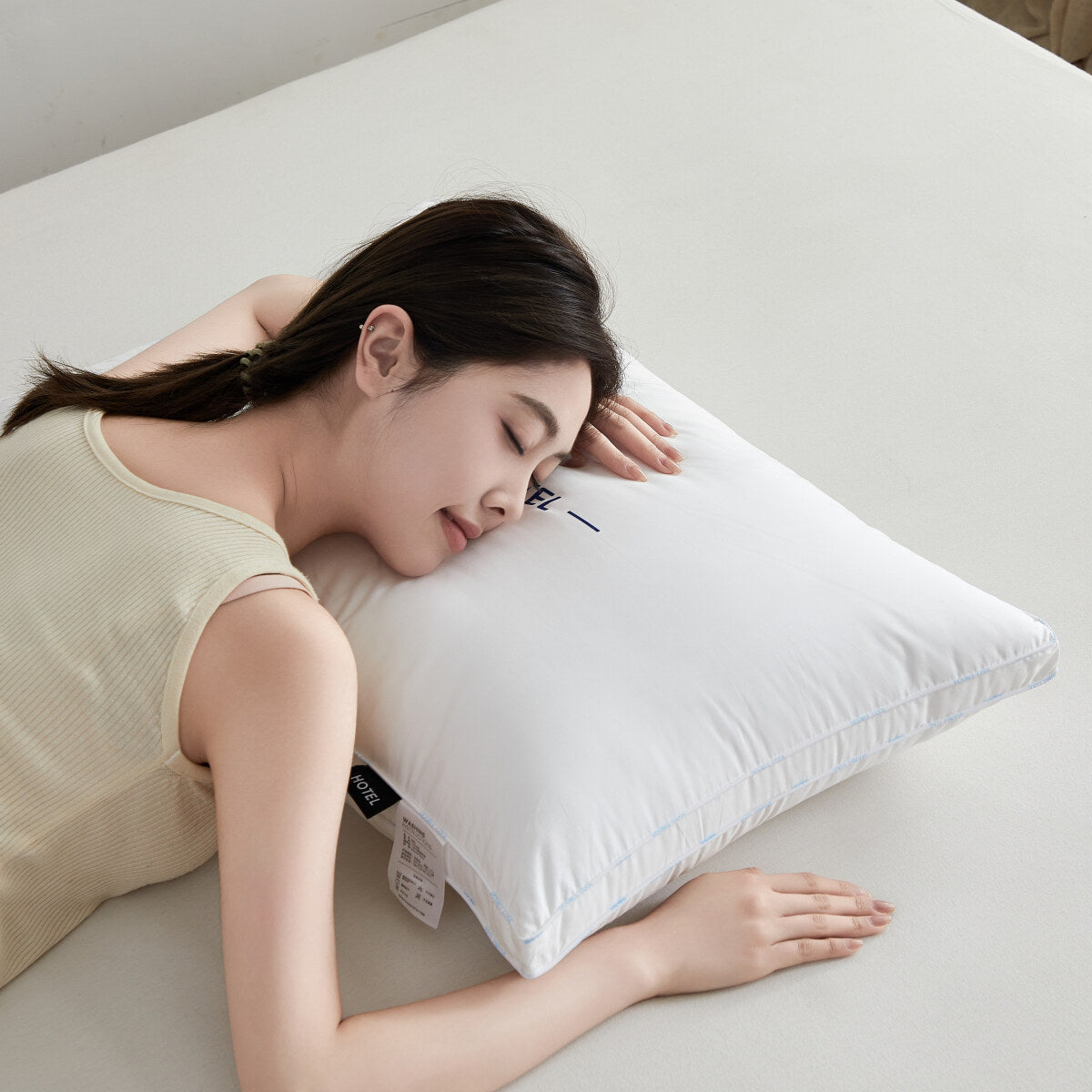Pure Cotton Luxury Hotel Pillow Duo