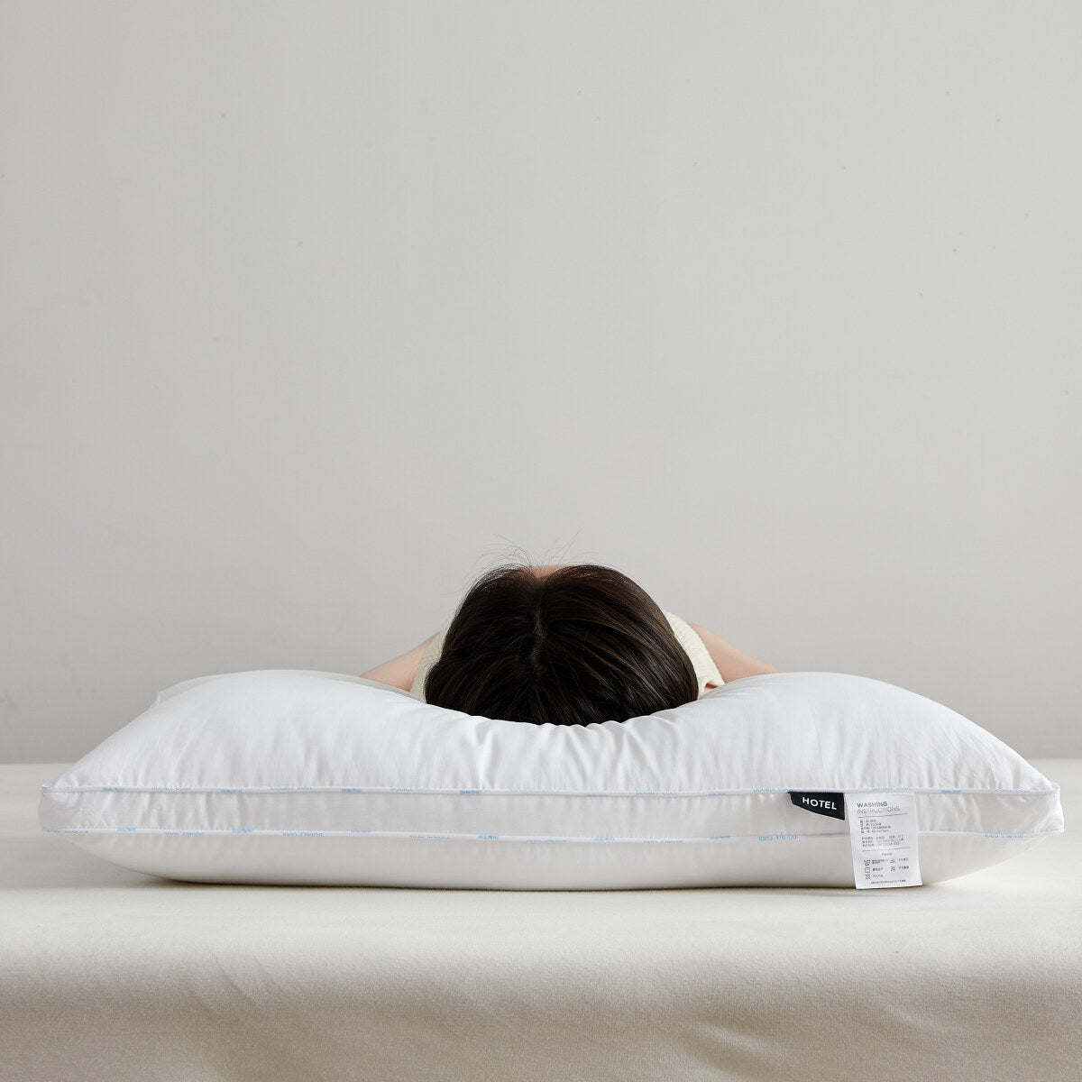 Pure Cotton Luxury Hotel Pillow Duo