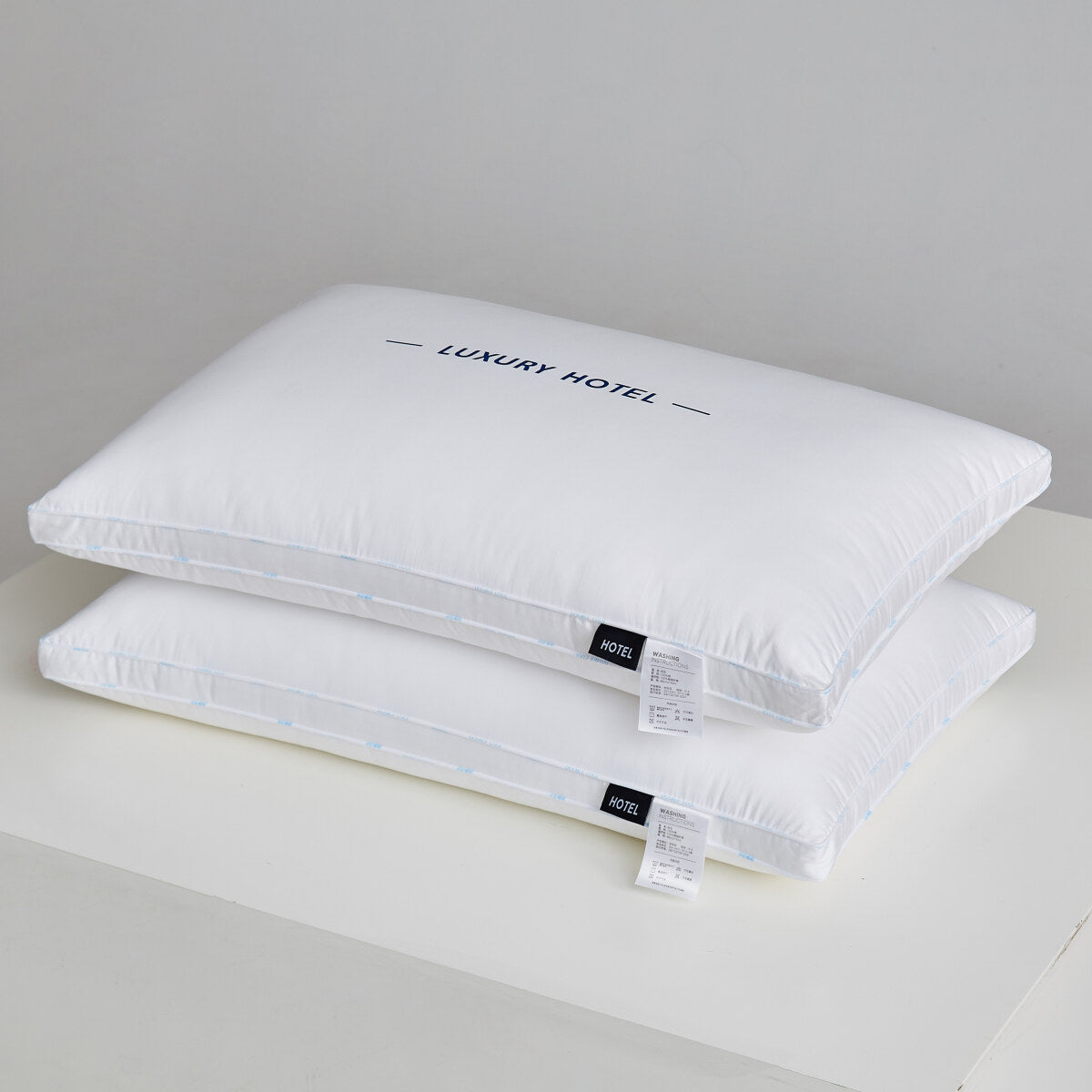 Pure Cotton Luxury Hotel Pillow Duo