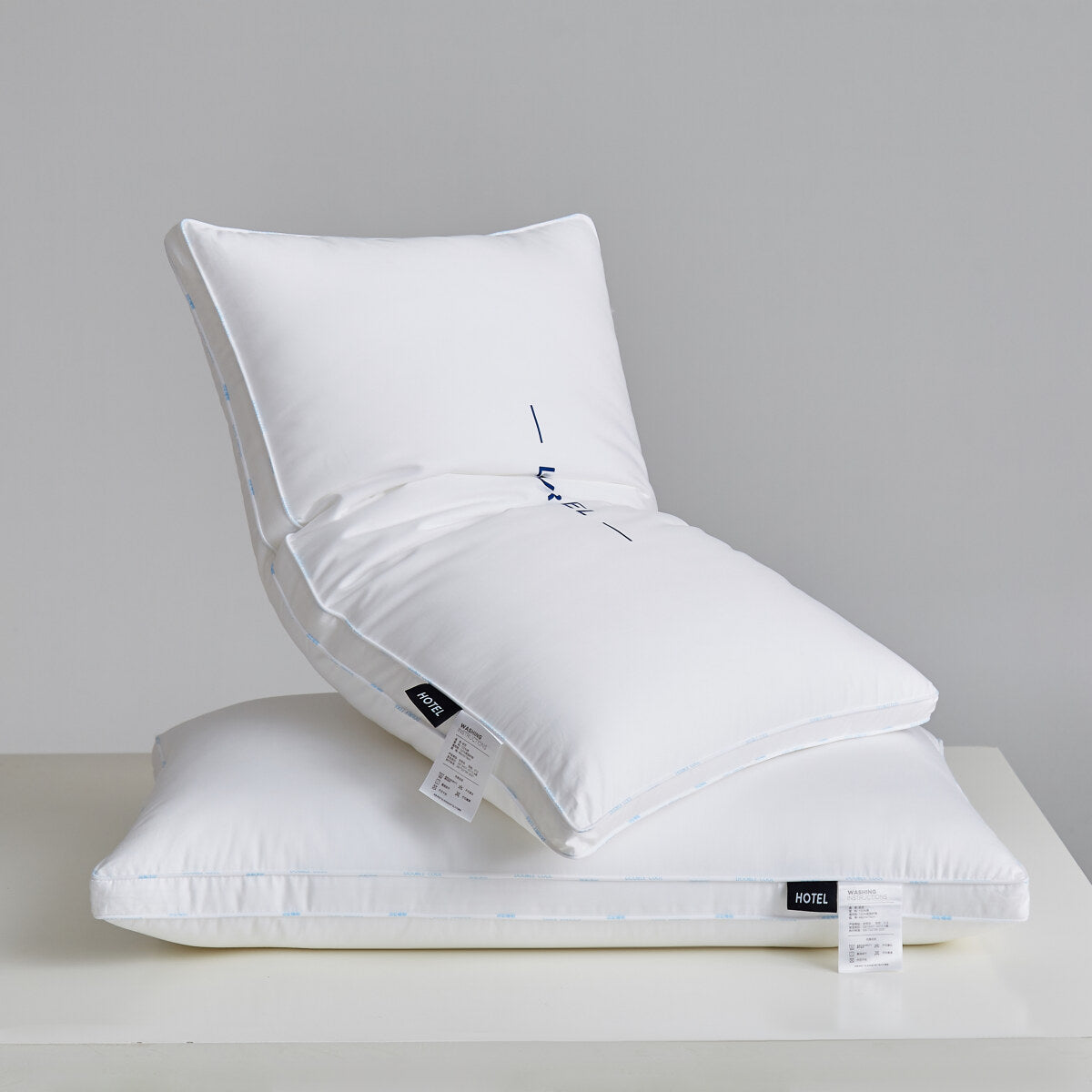 Pure Cotton Luxury Hotel Pillow Duo