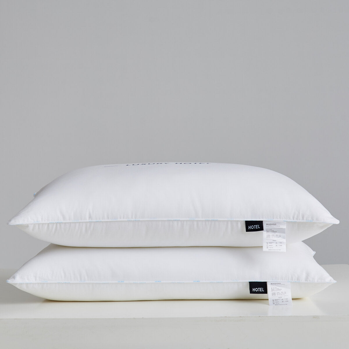 Pure Cotton Luxury Hotel Pillow Duo