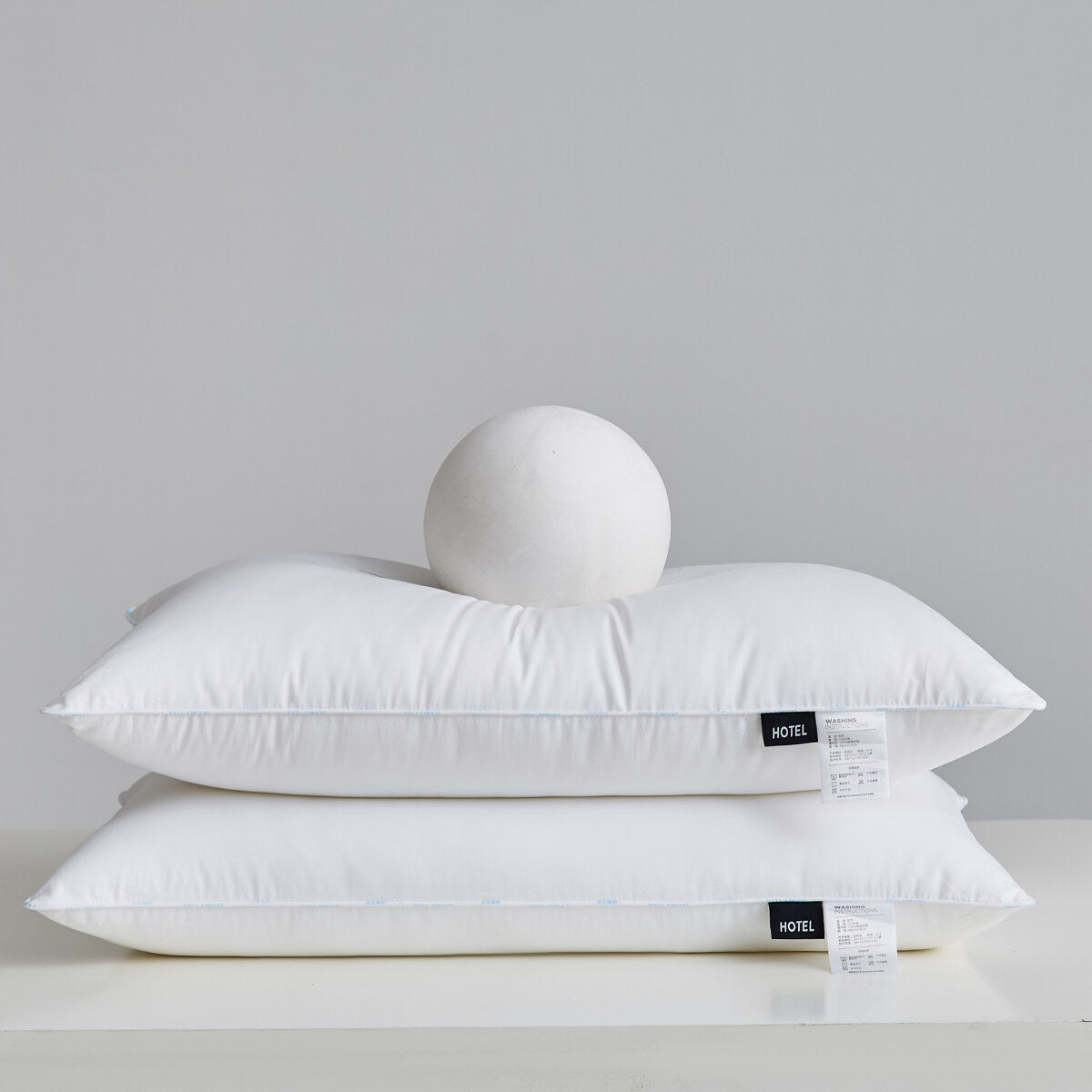 Pure Cotton Luxury Hotel Pillow Duo