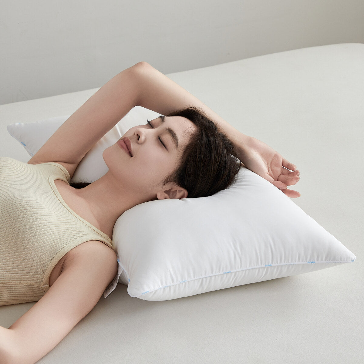 Pure Cotton Luxury Hotel Pillow Duo