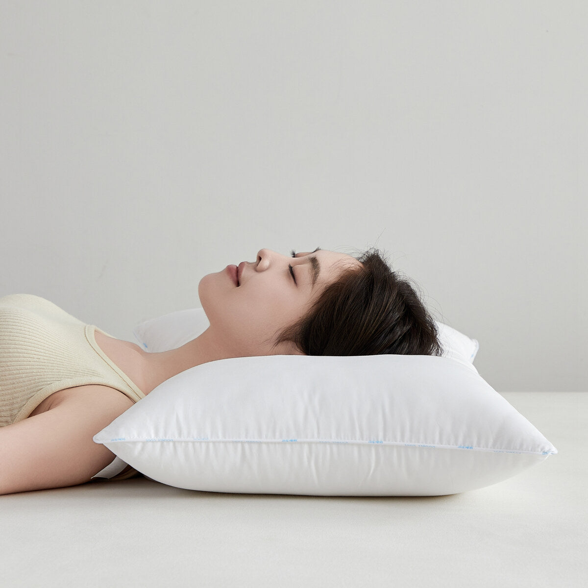 Pure Cotton Luxury Hotel Pillow Duo