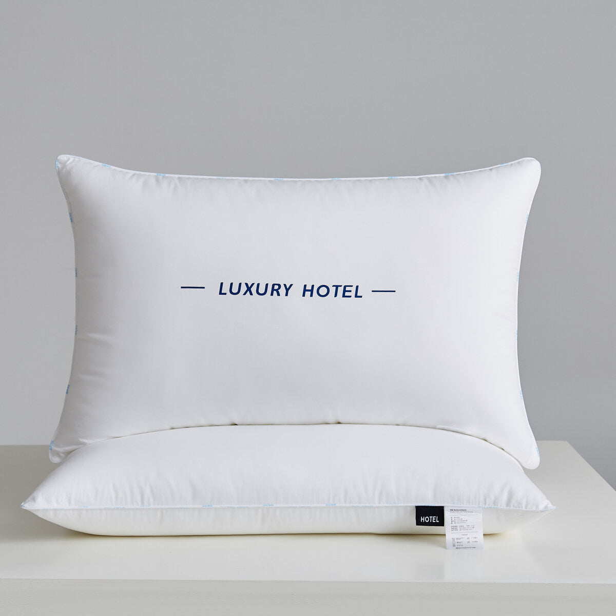 Pure Cotton Luxury Hotel Pillow Duo