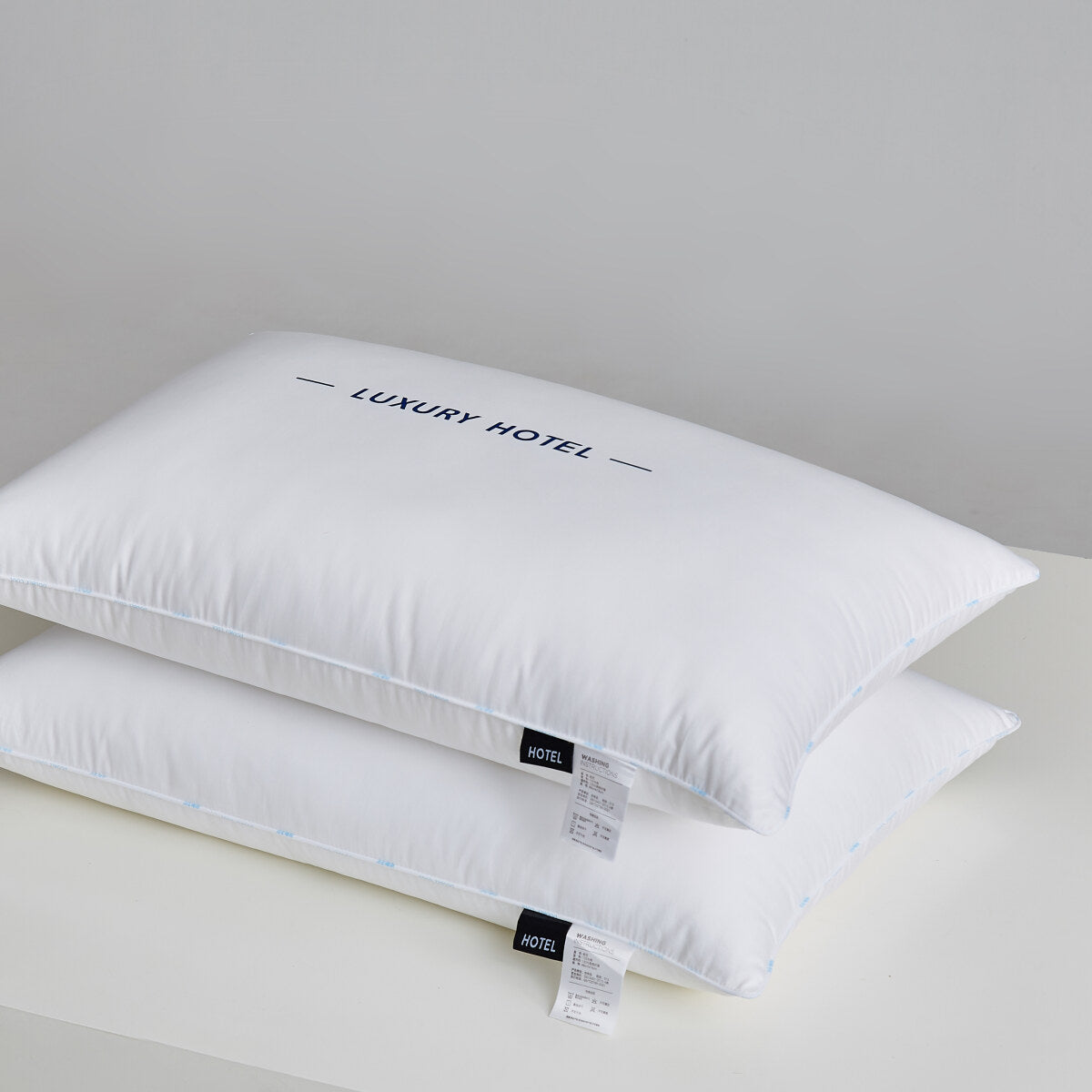 Pure Cotton Luxury Hotel Pillow Duo