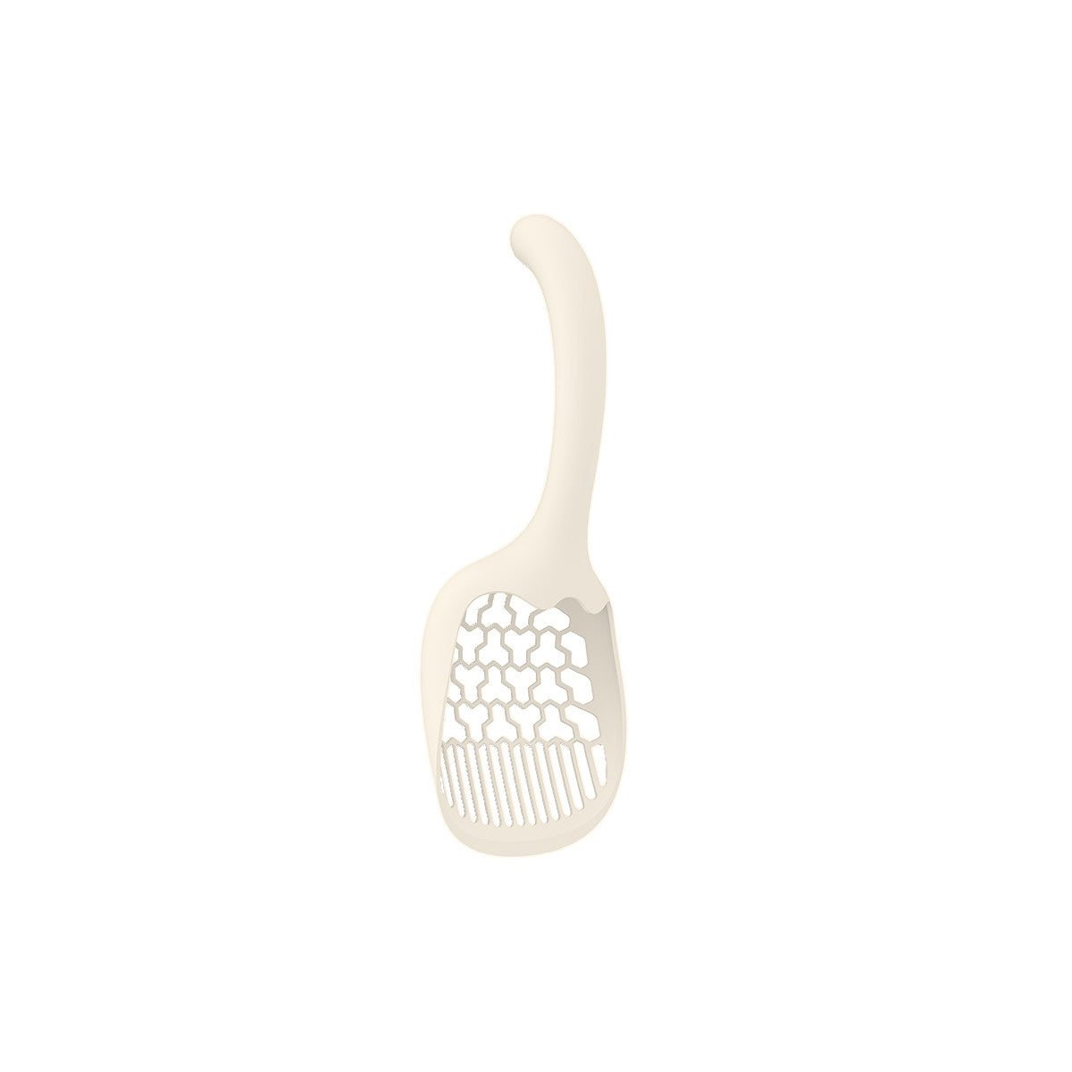 purring cat litter scoop cream 1
