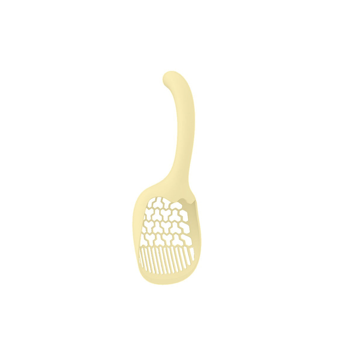purring cat litter scoop yellow 1