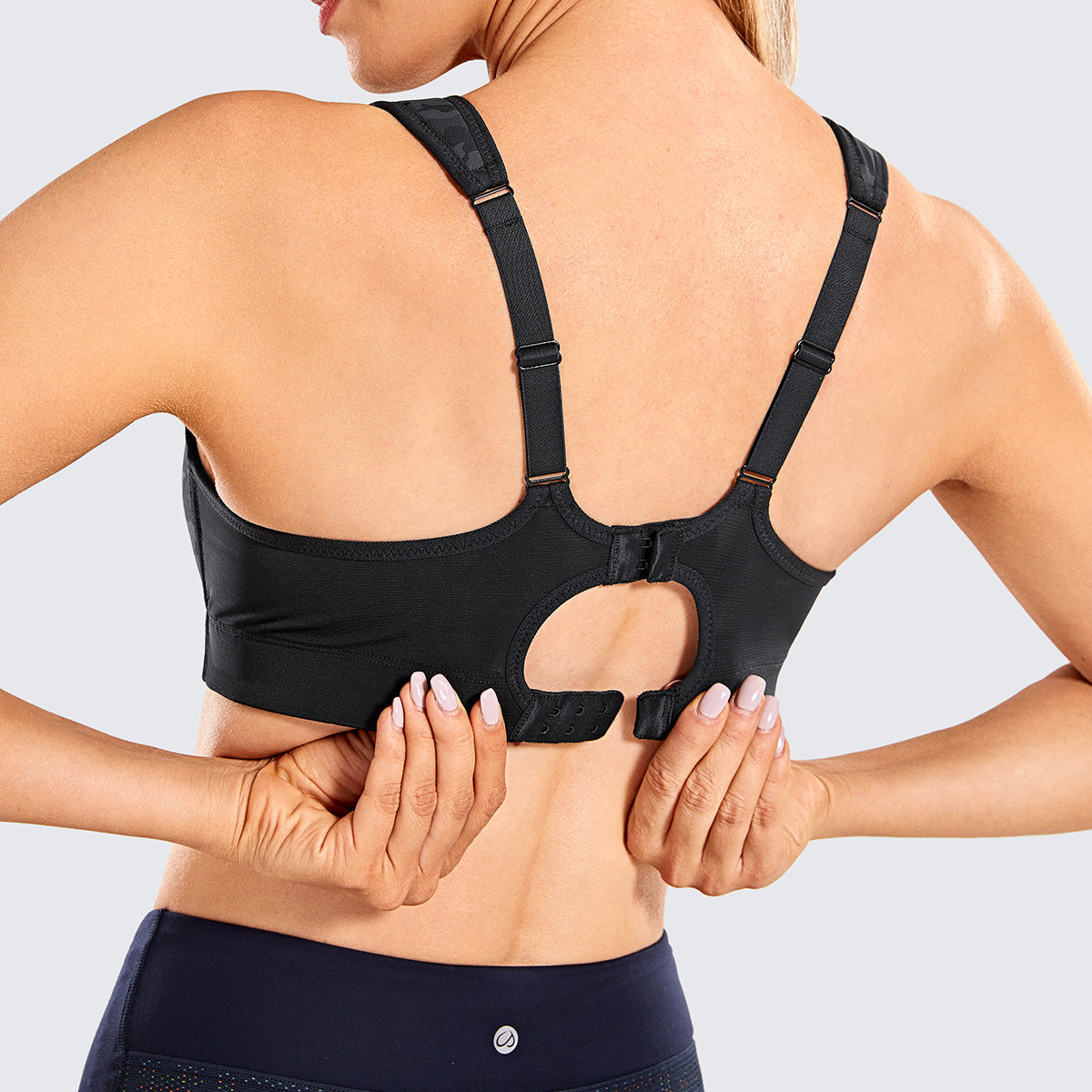 quick dry high impact padded wireless active bra all leopard 3