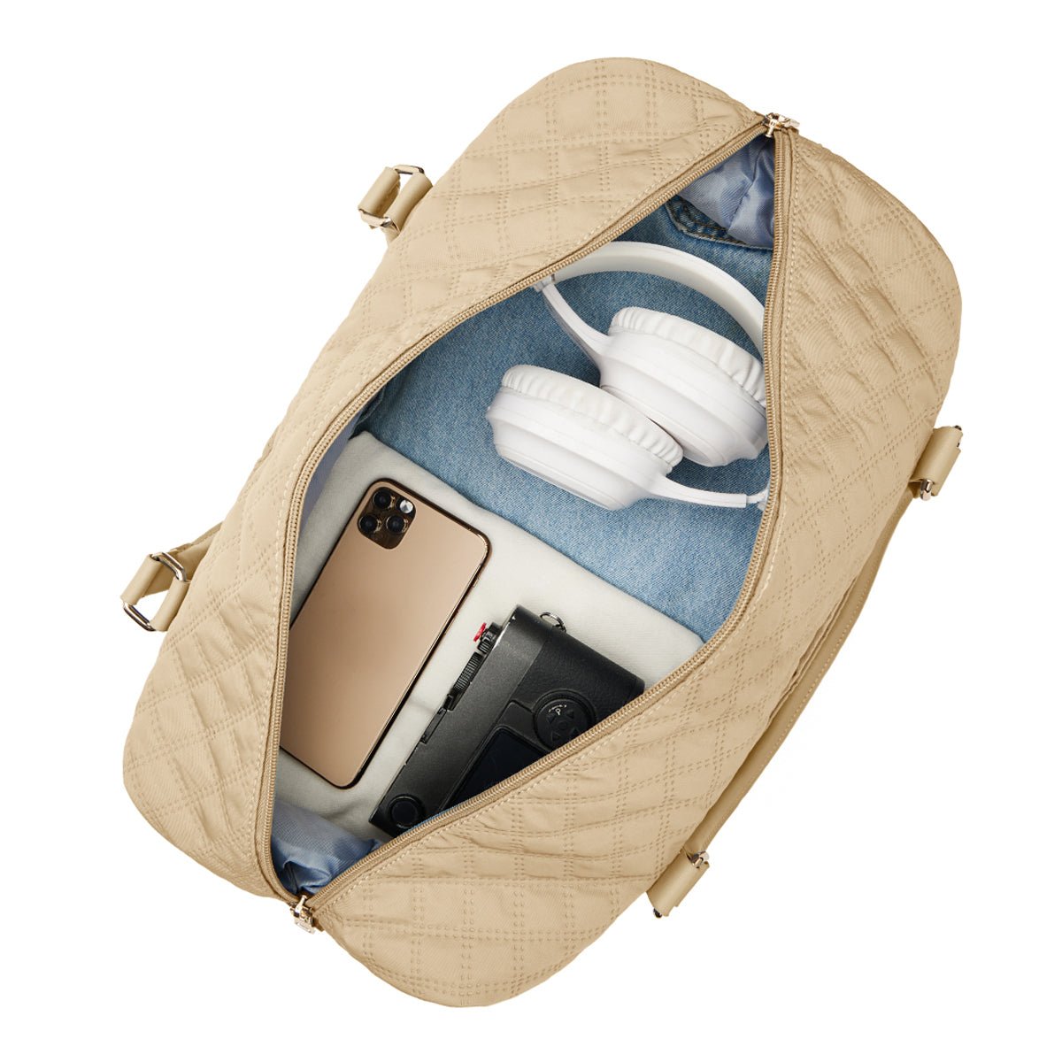 Quilted Business Overnight Travel Duffel Bag - 0cm