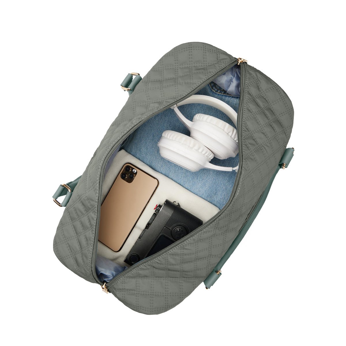 Quilted Business Overnight Travel Duffel Bag - 0cm