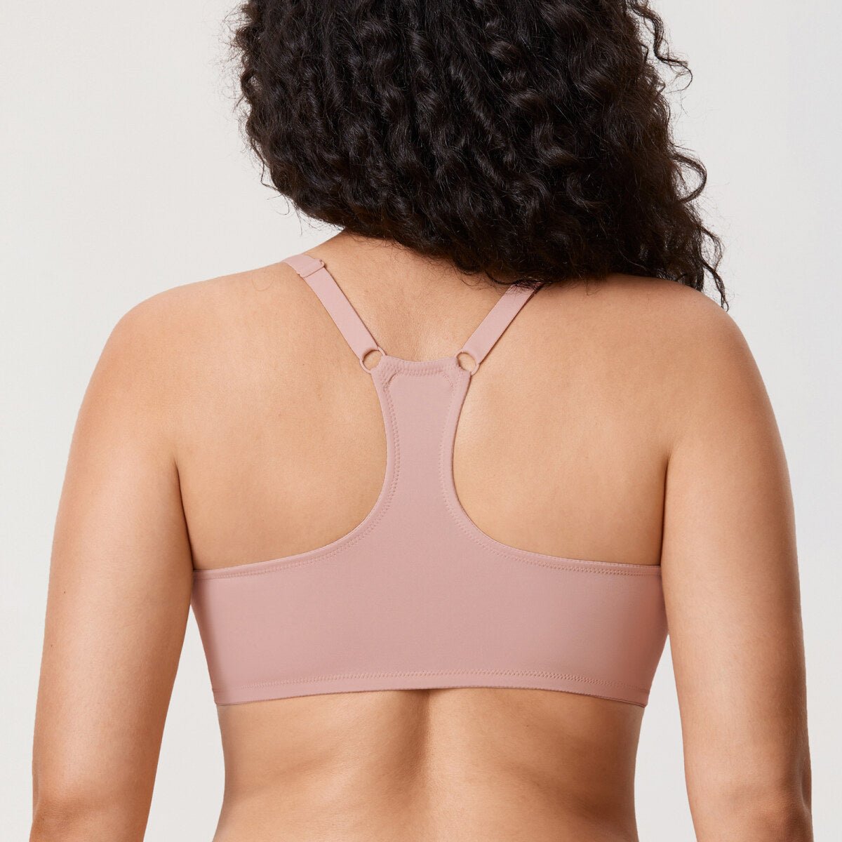 Racerback Front Closure Lace Underwire Bra