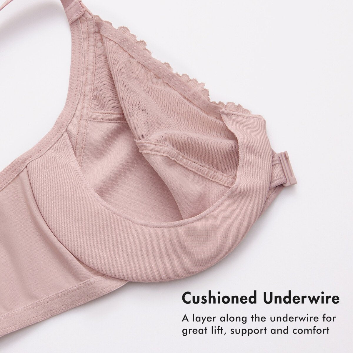 Racerback Front Closure Lace Underwire Bra