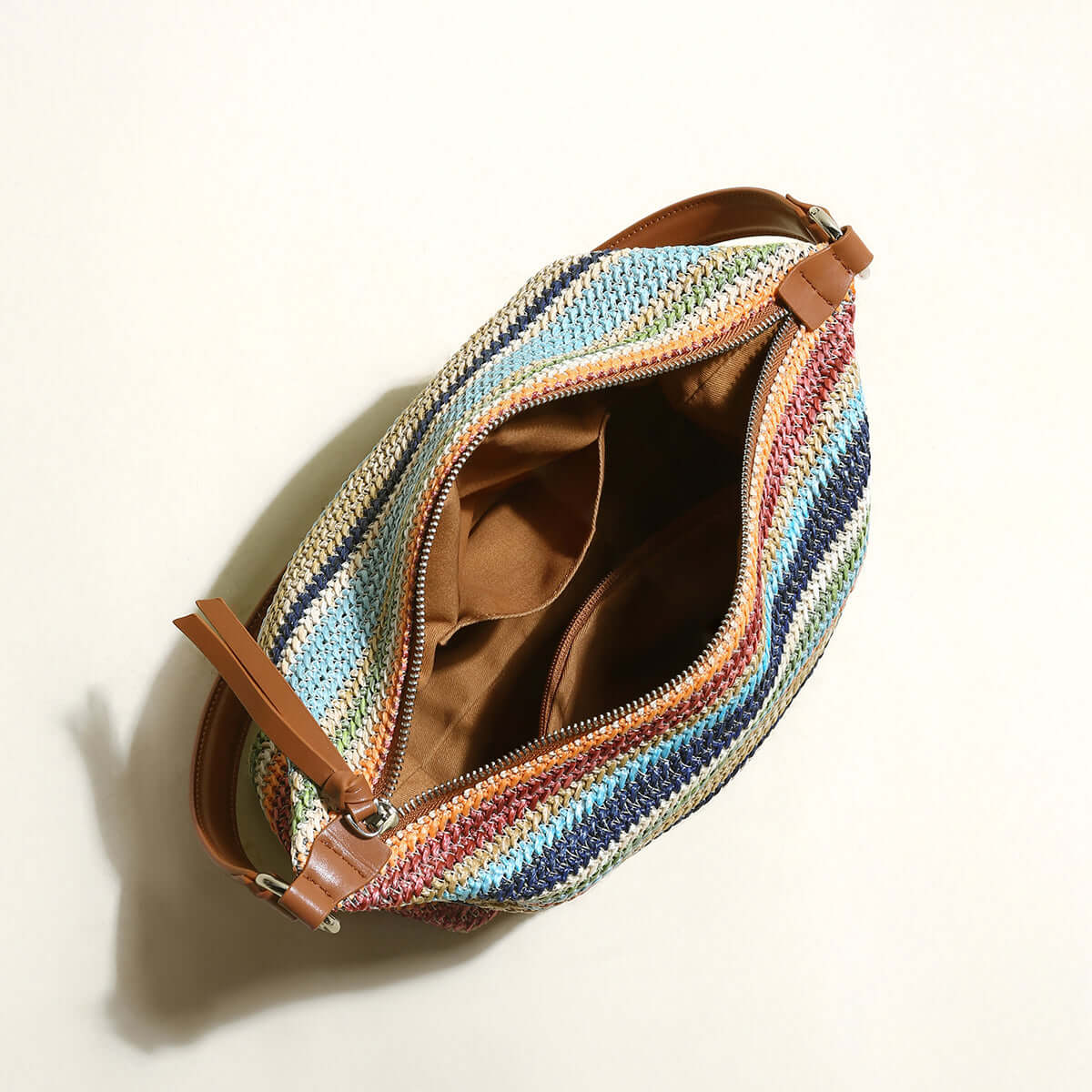 rainbow boho shoulder bag rainbow 3