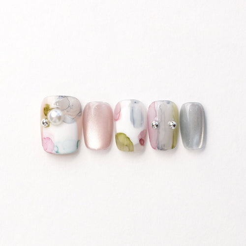 Rainbow Bubble Press-On Nails