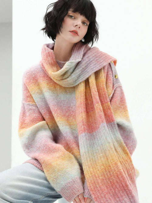 rainbow gradient pullover sweater all rainbow 1