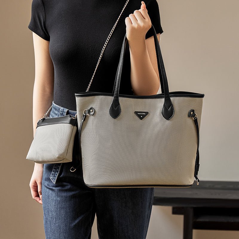 Raleigh Large Capacity Canvas Commuter Tote Bag