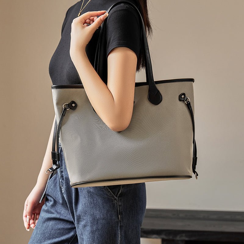 Raleigh Large Capacity Canvas Commuter Tote Bag