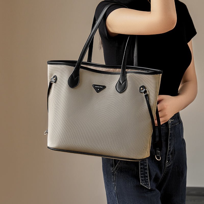 Raleigh Large Capacity Canvas Commuter Tote Bag