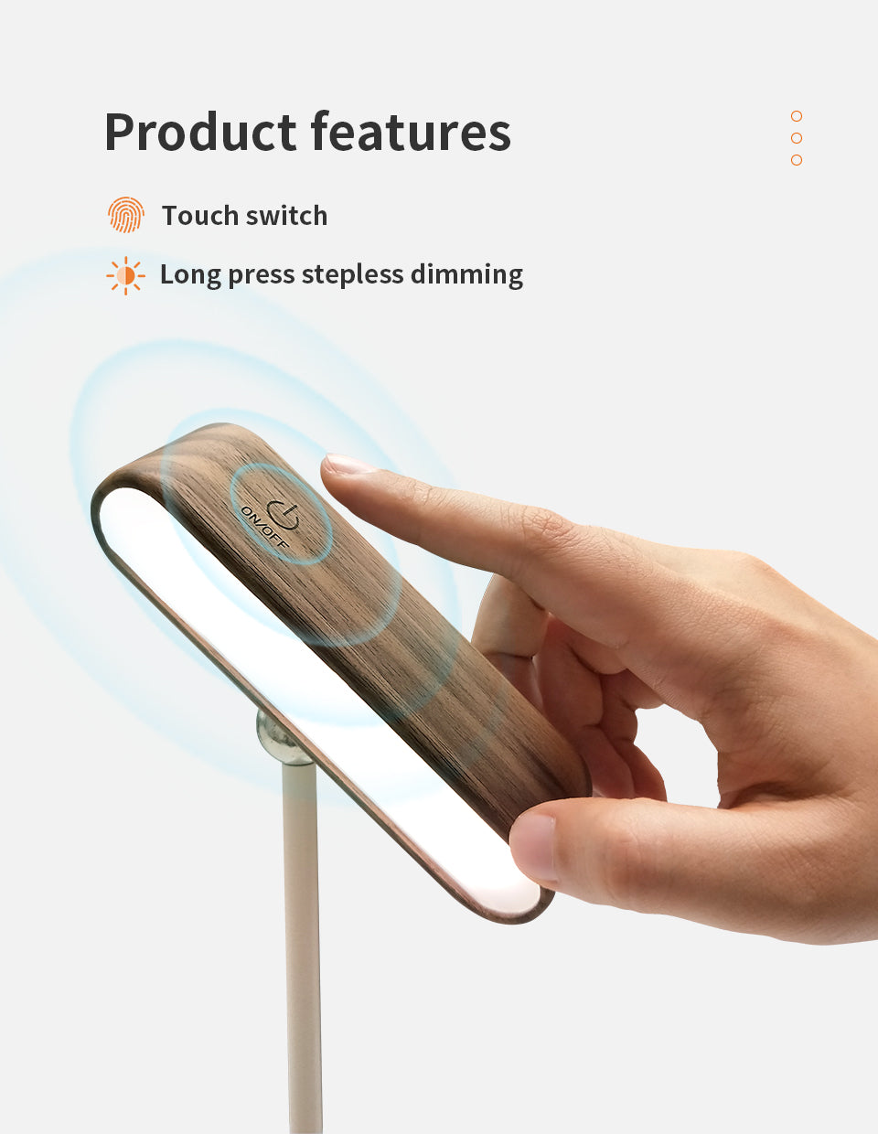 rechargeable magnetic 360 degree reading lamp all 2