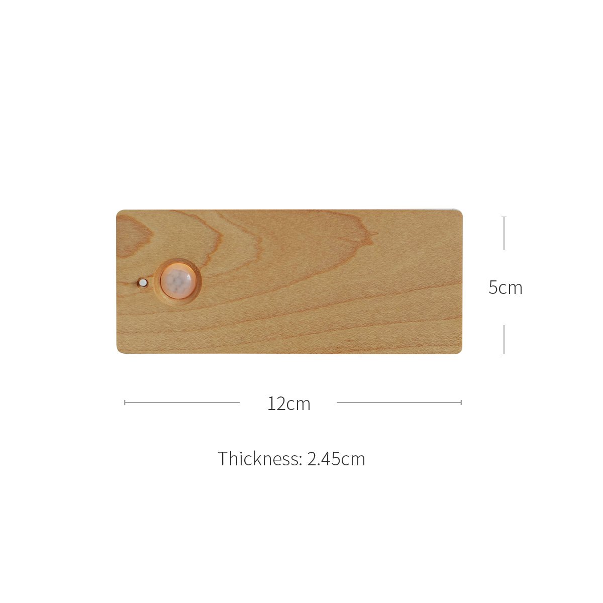 Rechargeable Motion Sensor Wooden Wall Night Light