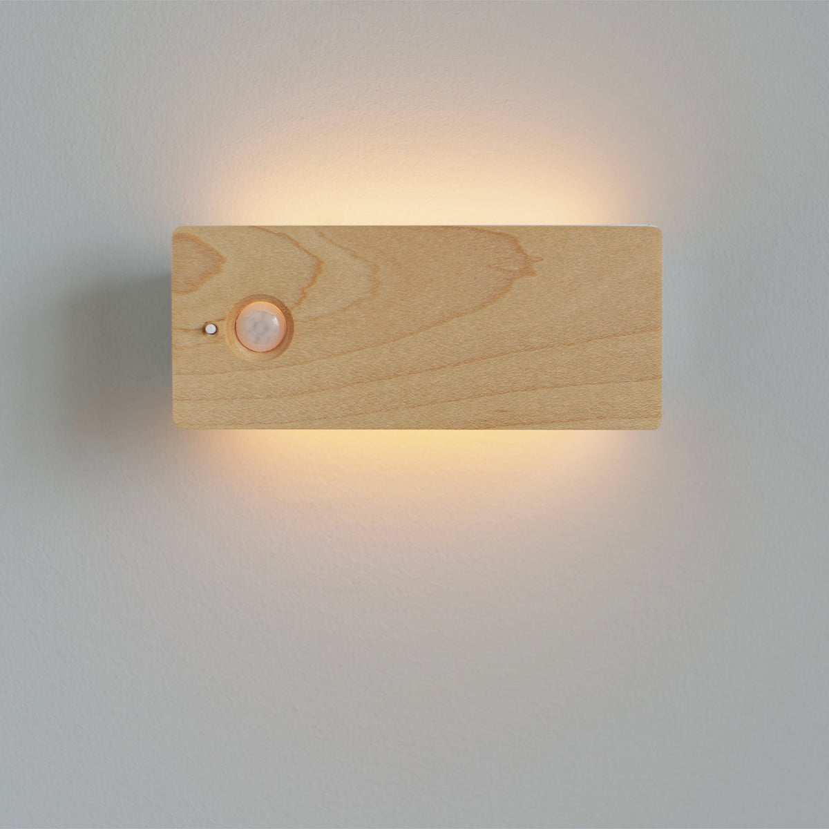 Rechargeable Motion Sensor Wooden Wall Night Light