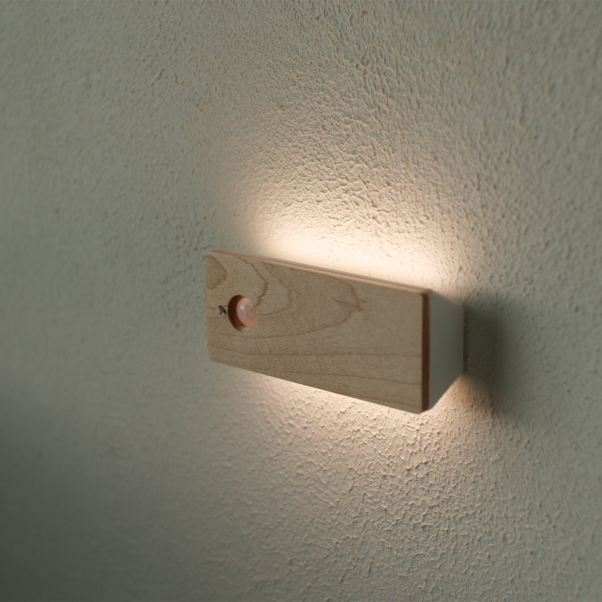 Rechargeable Motion Sensor Wooden Wall Night Light
