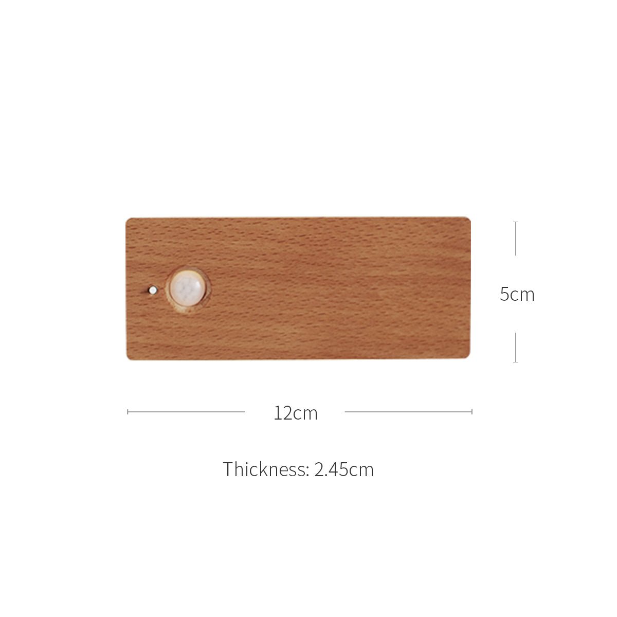 Rechargeable Motion Sensor Wooden Wall Night Light