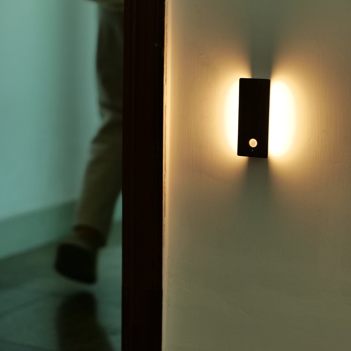 Rechargeable Motion Sensor Wooden Wall Night Light