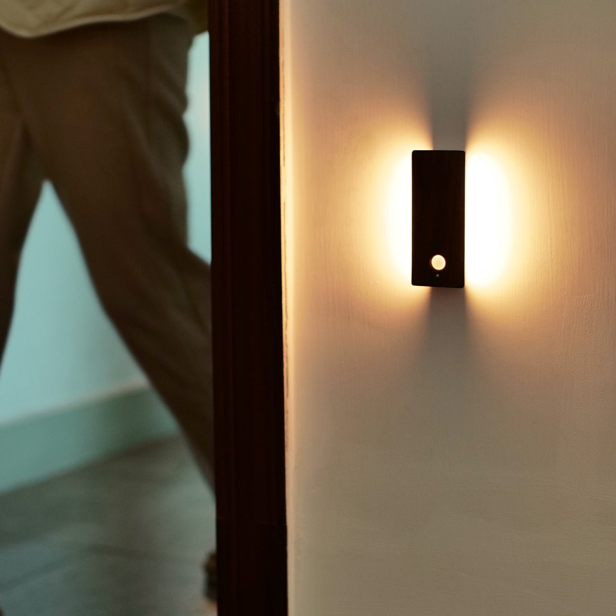 Rechargeable Motion Sensor Wooden Wall Night Light