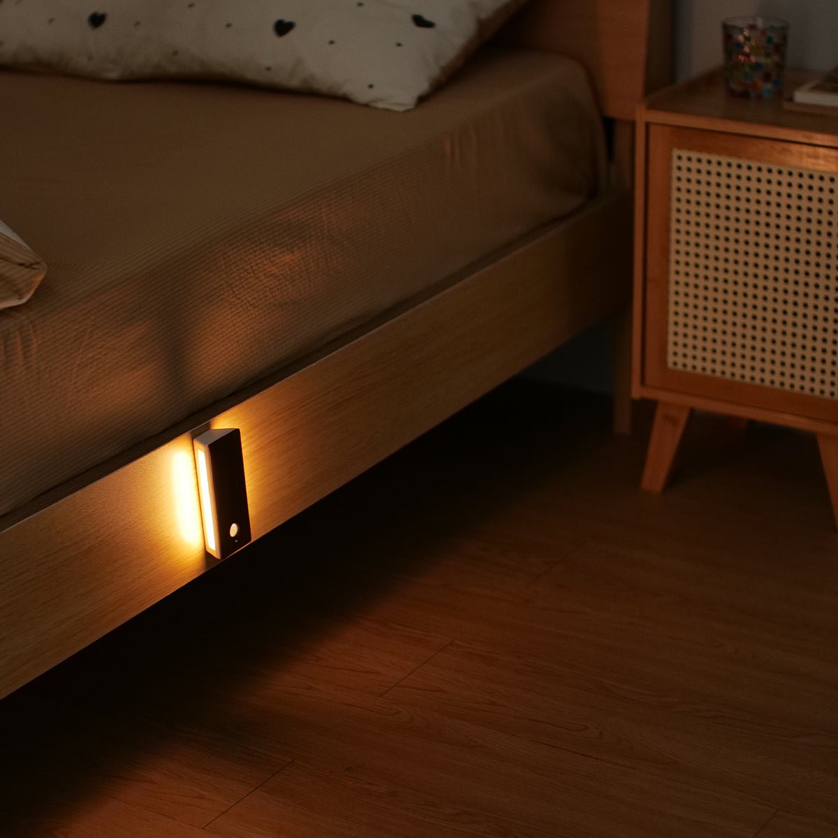 Rechargeable Motion Sensor Wooden Wall Night Light