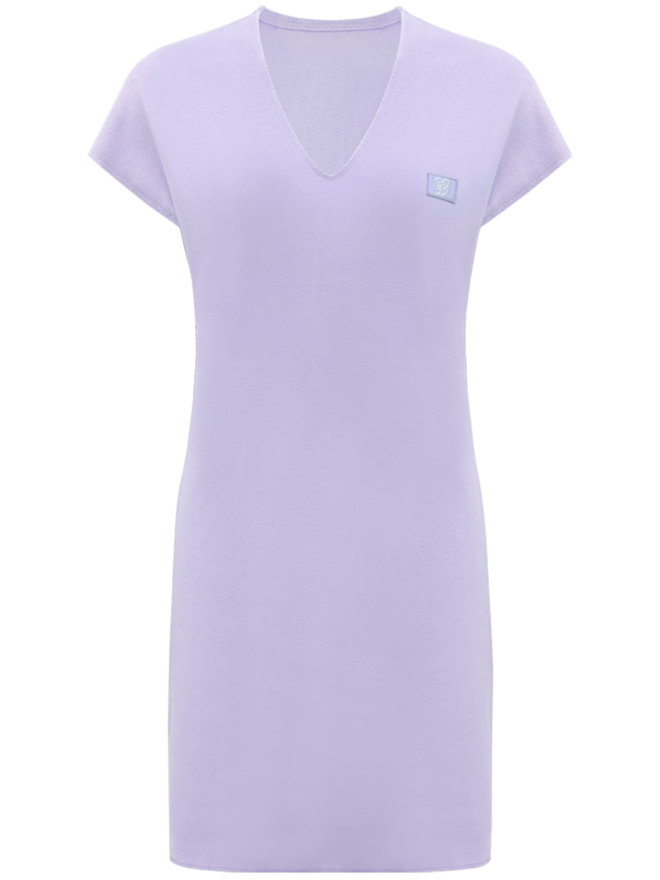 relaxed short sleeved lavender dress all lavender 4