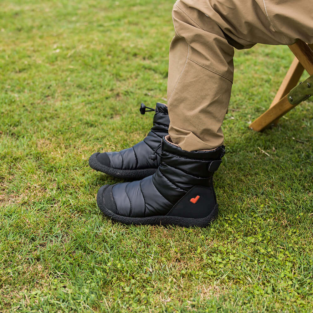 remmy non slip breathable soft sole baby boots all black 5