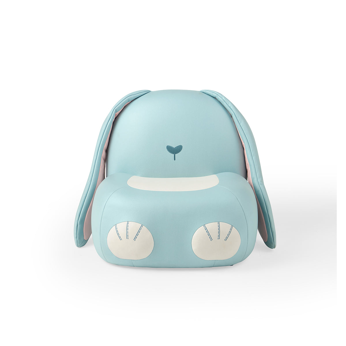 resting bunny kids sofa arm chair blue 3