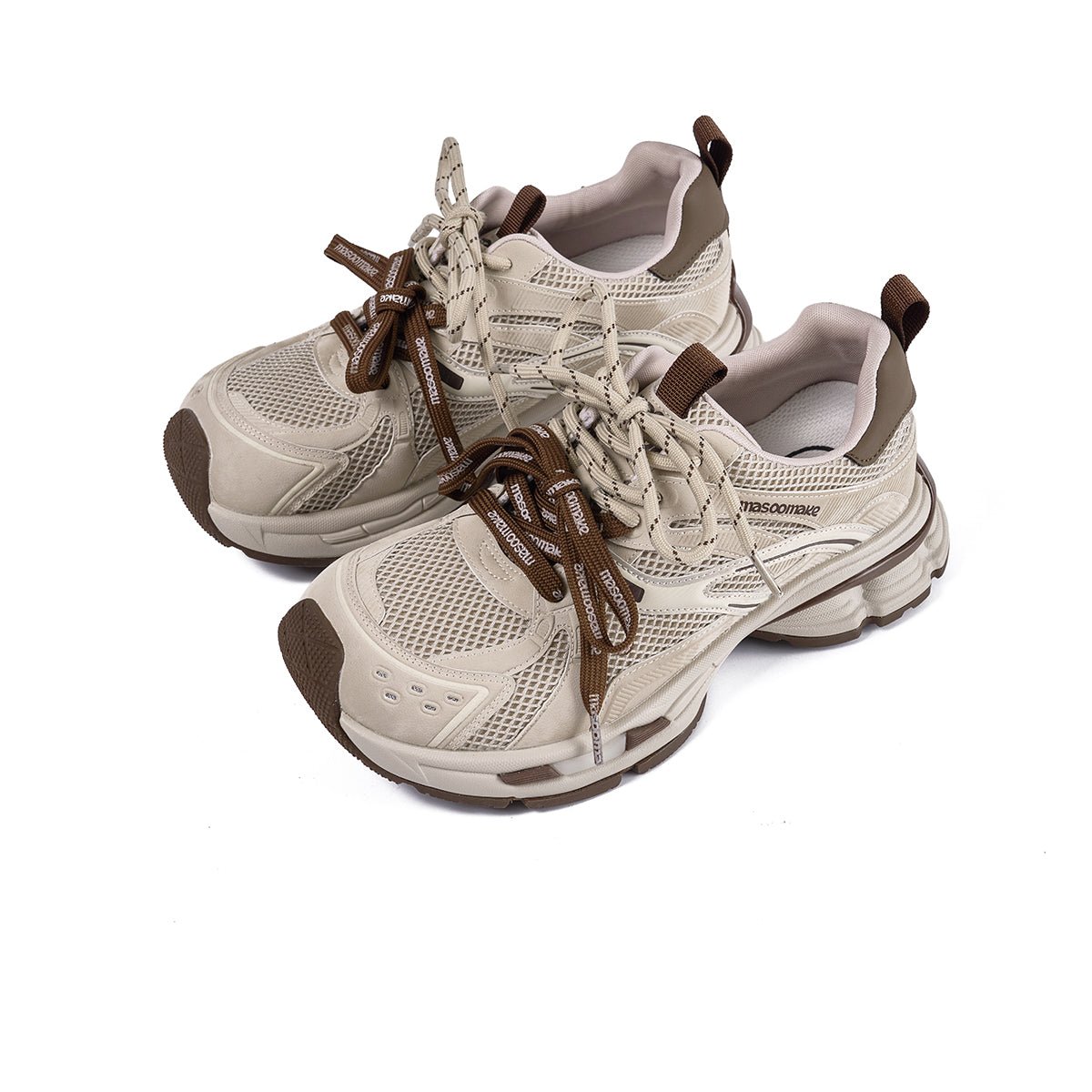 Retro Chunky Mesh Double Lace Dad Sneakers