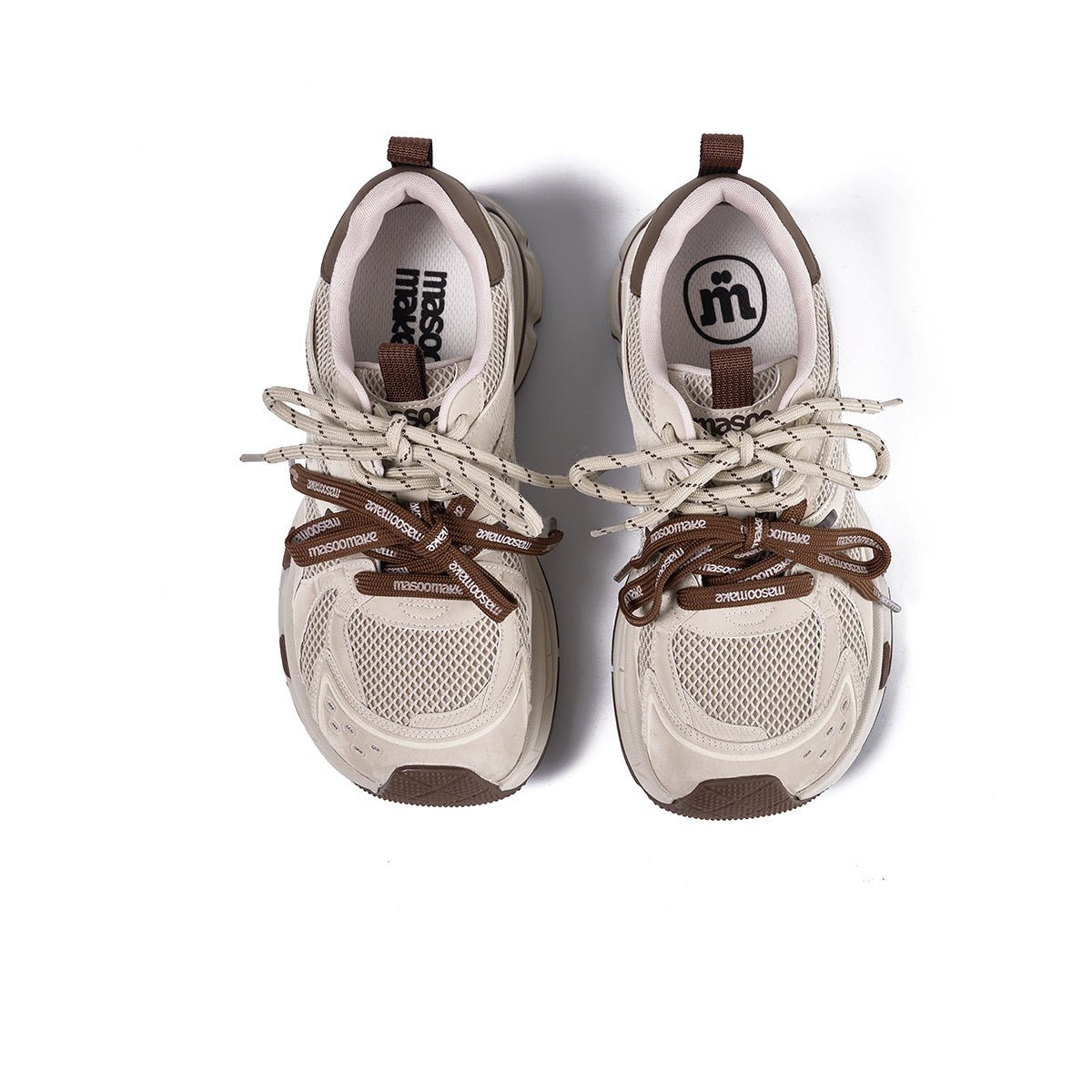 Retro Chunky Mesh Double Lace Dad Sneakers
