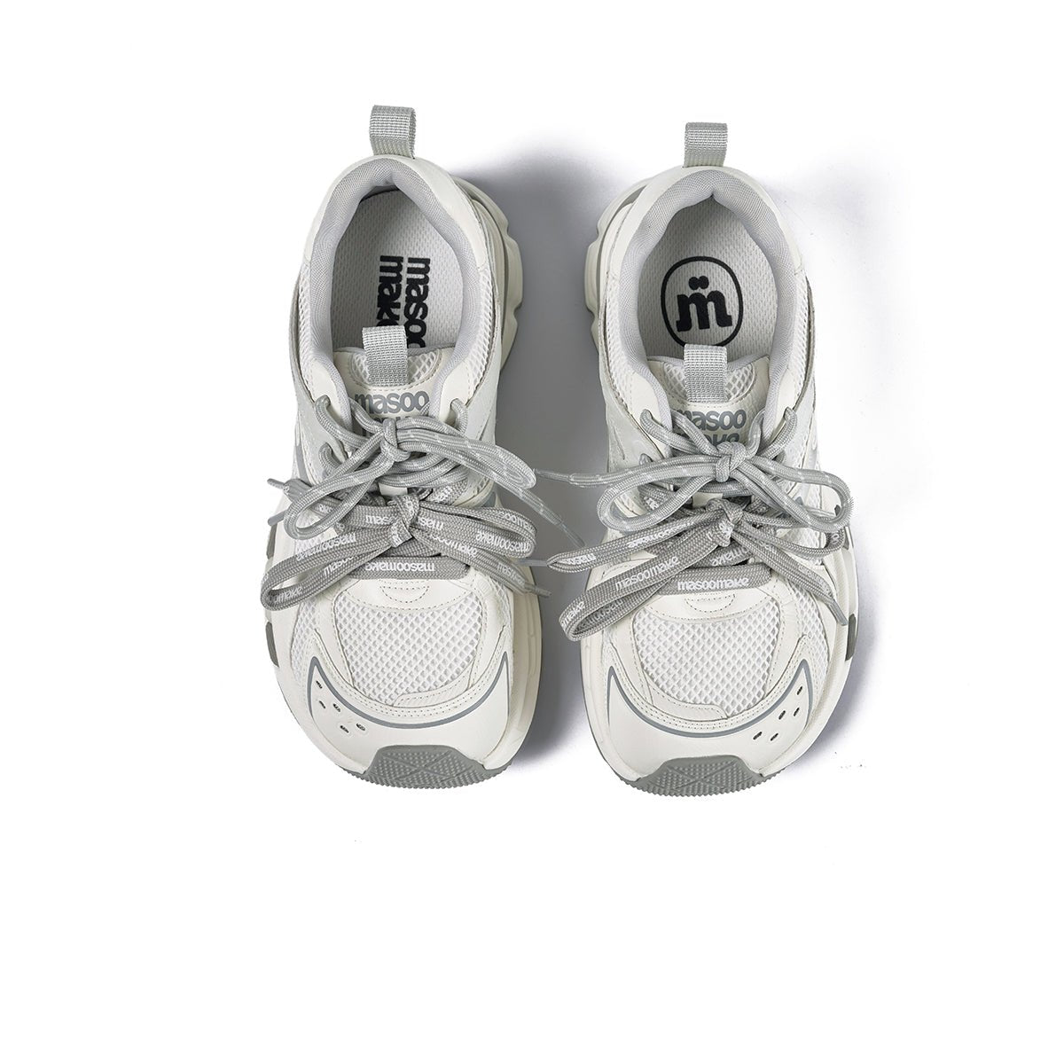 Retro Chunky Mesh Double Lace Dad Sneakers