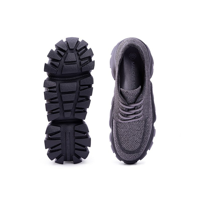 Retro Platform Breathable Chunky Lace Ups - 0cm