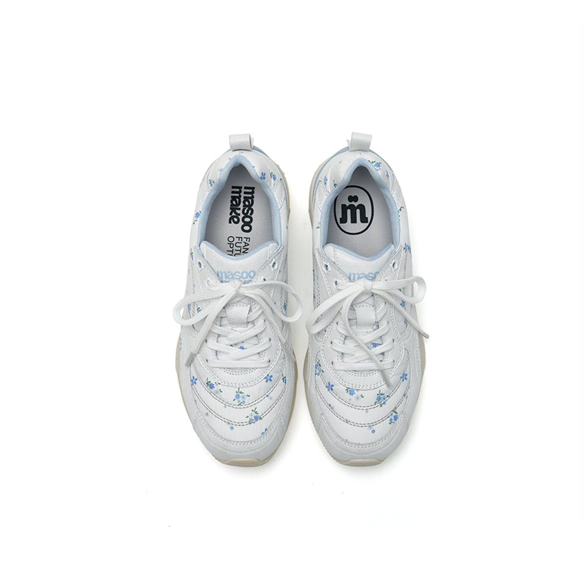 Retro Printed Panel Low Top Sneakers with Star Detail Sole